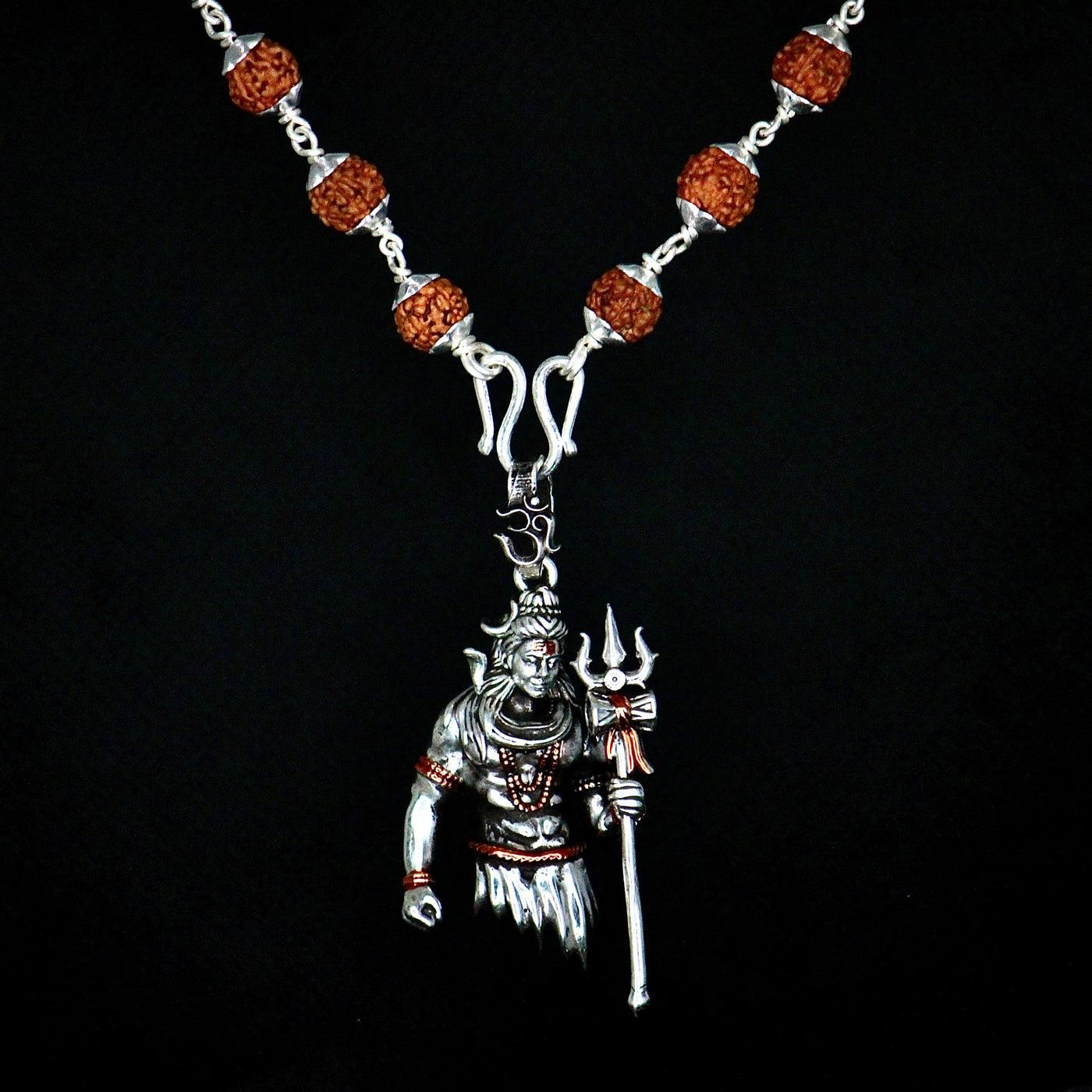 Rudraksha Shivji Pendant With Chain