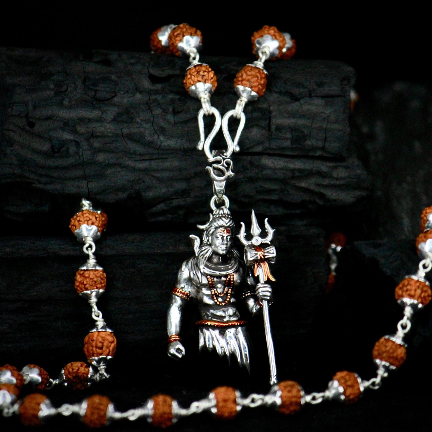 Rudraksha Shivji Pendant With Chain